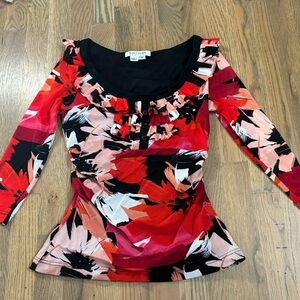 Vintage Kay Unger New York Scoop Neck y2k Top